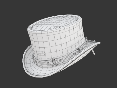 Top Hat 3D Model