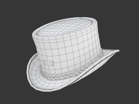 Top Hat 3D Model