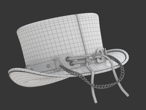 Top Hat 3D Model
