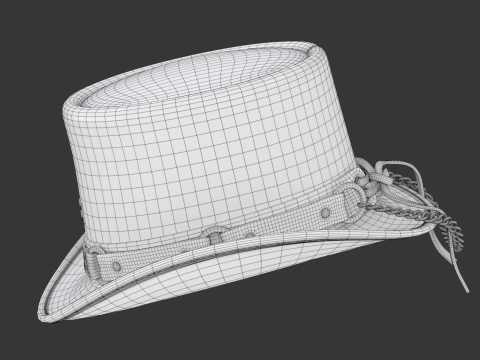 Top Hat 3D Model