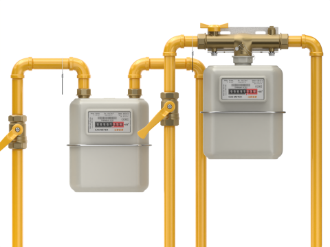 Gas Meter Modelo 3D