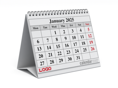 Animated Desk Calendar 3D Модель