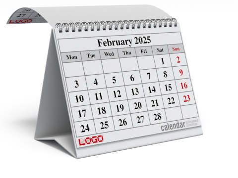 Animated Desk Calendar 3D Модель