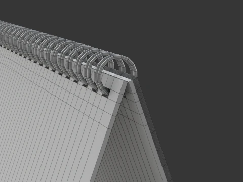 Animated Desk Calendar 3D Model