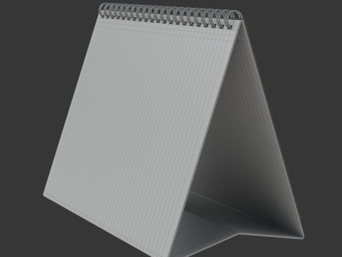 Animated Desk Calendar 3D Модель
