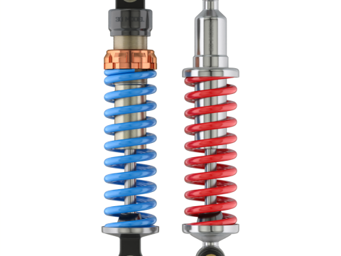 Animated Shock Absorber 3D Model