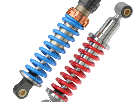 Animated Shock Absorber 3D Model