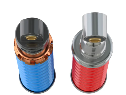 Animated Shock Absorber 3D Model