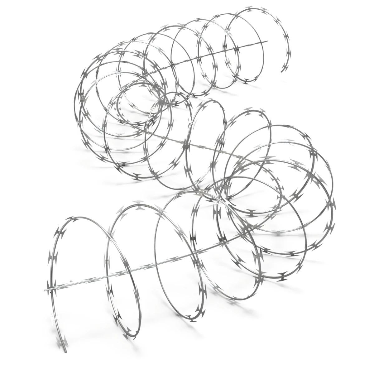 Adaptable Razor Wire 3D Model .c4d .max .obj .3ds .fbx .stl .blend