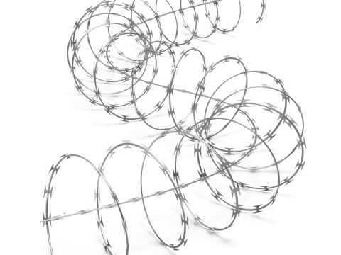 Adaptable Razor Wire 3D Модель