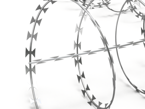 Adaptable Razor Wire 3D-Modell
