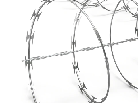 Adaptable Razor Wire 3D Model