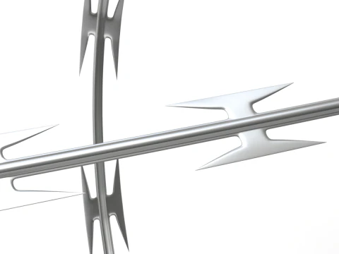 Adaptable Razor Wire 3D Model
