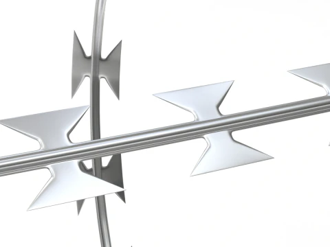 Adaptable Razor Wire 3D Model