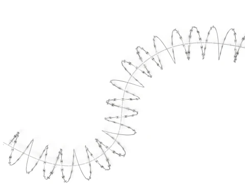 Adaptable Razor Wire 3D Model