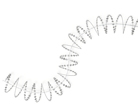 Adaptable Razor Wire 3D-Modell