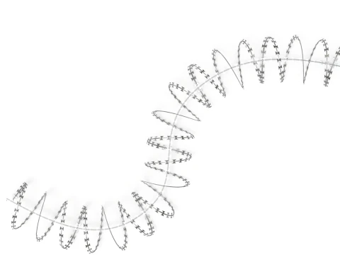Adaptable Razor Wire 3D Model