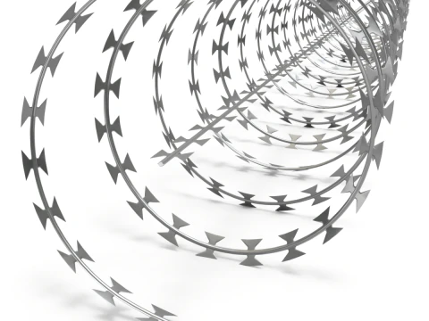 Adaptable Razor Wire 3D Model