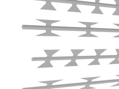 Adaptable Razor Wire 3D-Modell