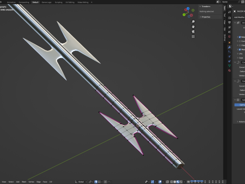 Adaptable Razor Wire 3D-Modell