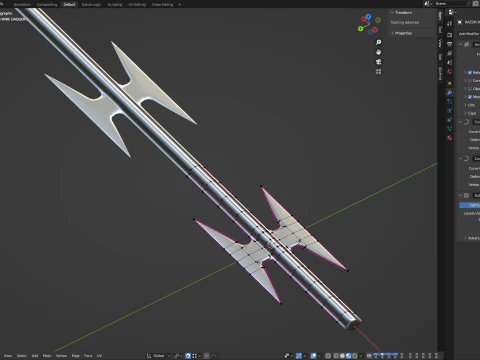 Adaptable Razor Wire 3D Model