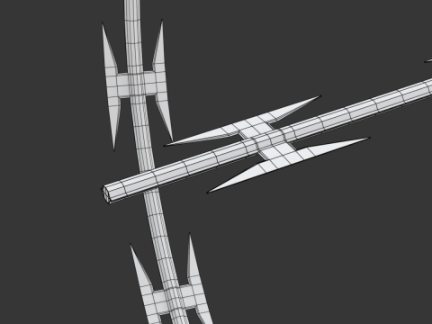 Adaptable Razor Wire 3D-Modell