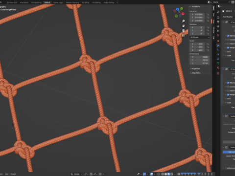 Adaptable Fishnet 3D Model
