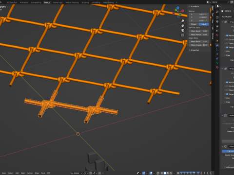 Adaptable Fishnet Modelo 3D