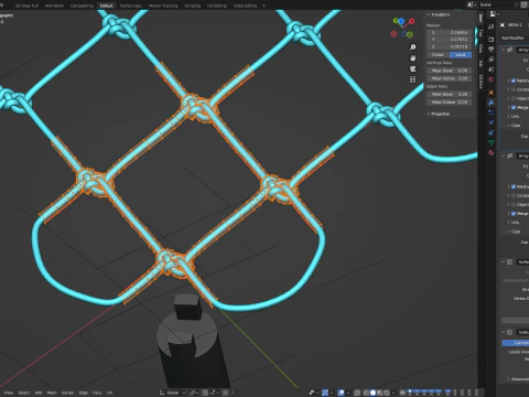 Adaptable Fishnet 3D Model