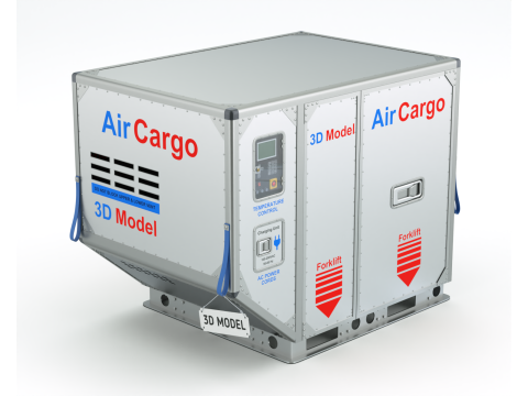 Air Cargo Container 3D Модель