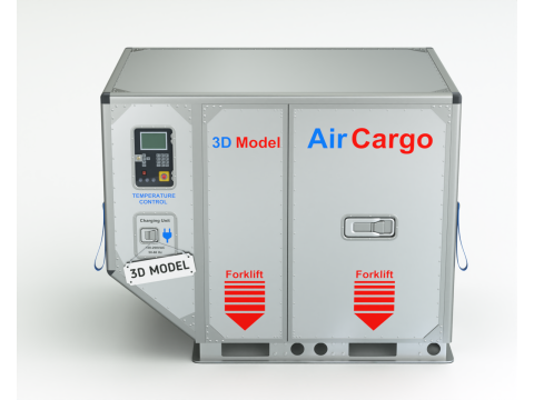 Air Cargo Container 3D 모델