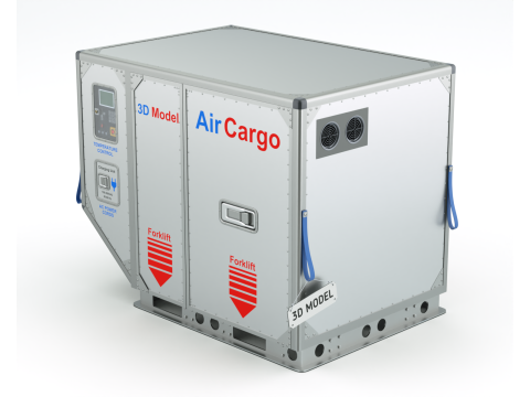 Air Cargo Container 3D 모델