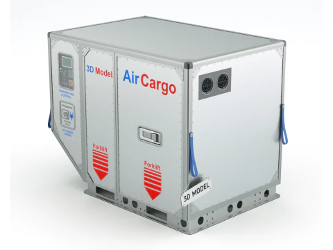 Air Cargo Container 3D Model