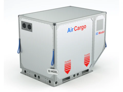Air Cargo Container 3D Model
