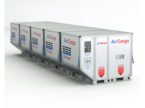 Air Cargo Container 3D Model