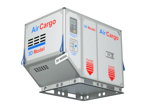 Air Cargo Container 3D Model