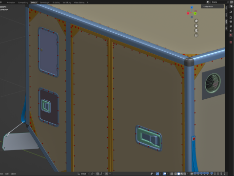 Air Cargo Container 3D 모델