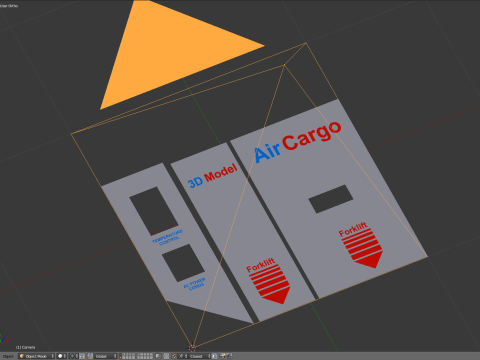 Air Cargo Container 3D 모델