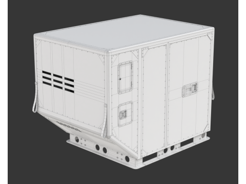 Air Cargo Container 3D 모델
