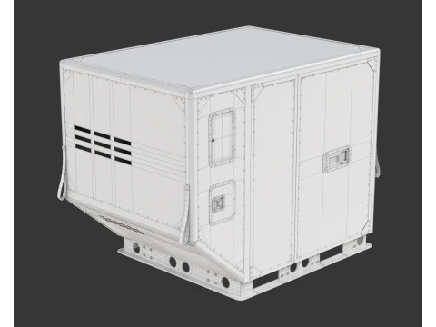 Air Cargo Container 3D Model