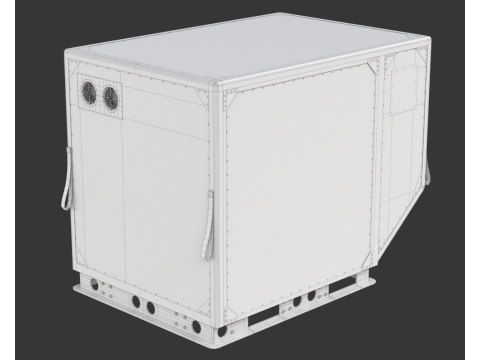 Air Cargo Container 3D 모델