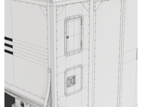 Air Cargo Container 3D Model