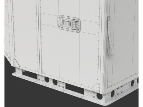 Air Cargo Container 3D 모델