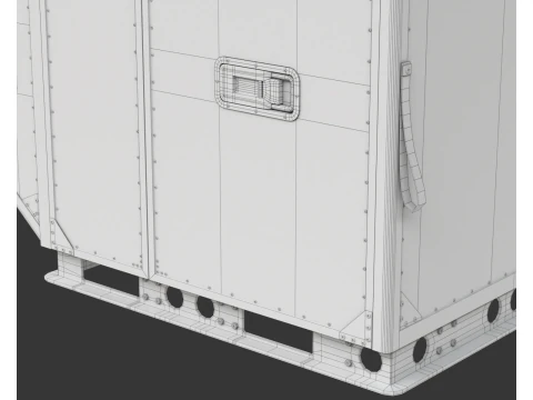 Air Cargo Container 3D Model