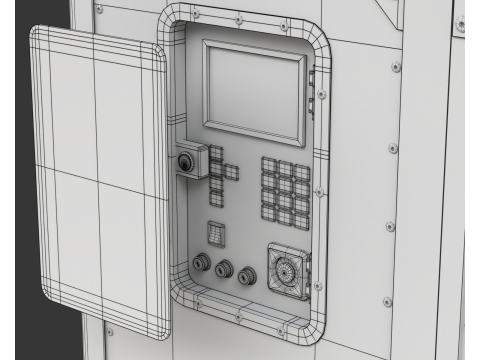 Air Cargo Container 3D 모델