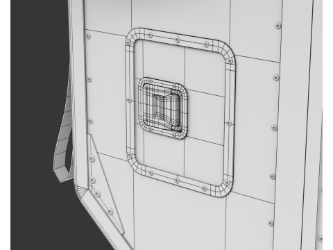 Air Cargo Container 3D 모델