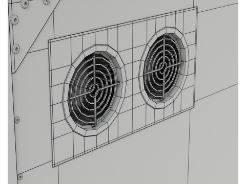 Air Cargo Container 3D 모델