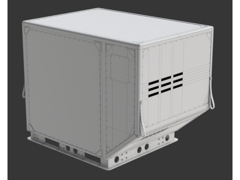 Air Cargo Container 3D 모델