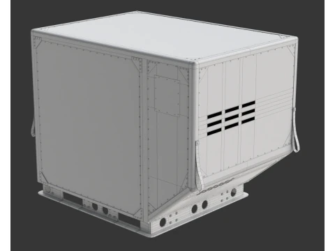 Air Cargo Container 3D Model