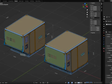 Air Cargo Container 3D Model